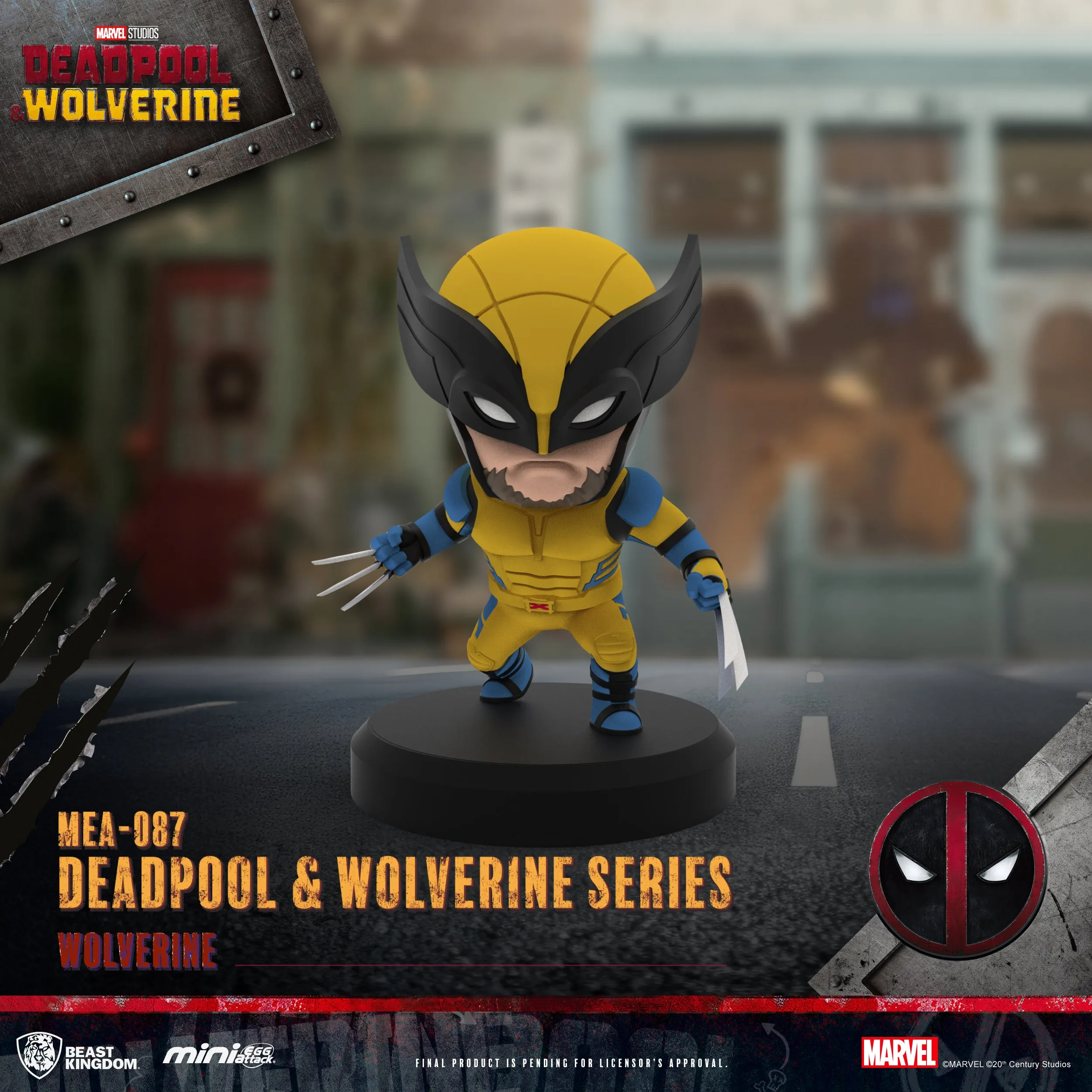 Beast Kingdom MEA-087 Deadpool & Wolverine series Blind box set (6pcs) Mini Egg Attack Figure