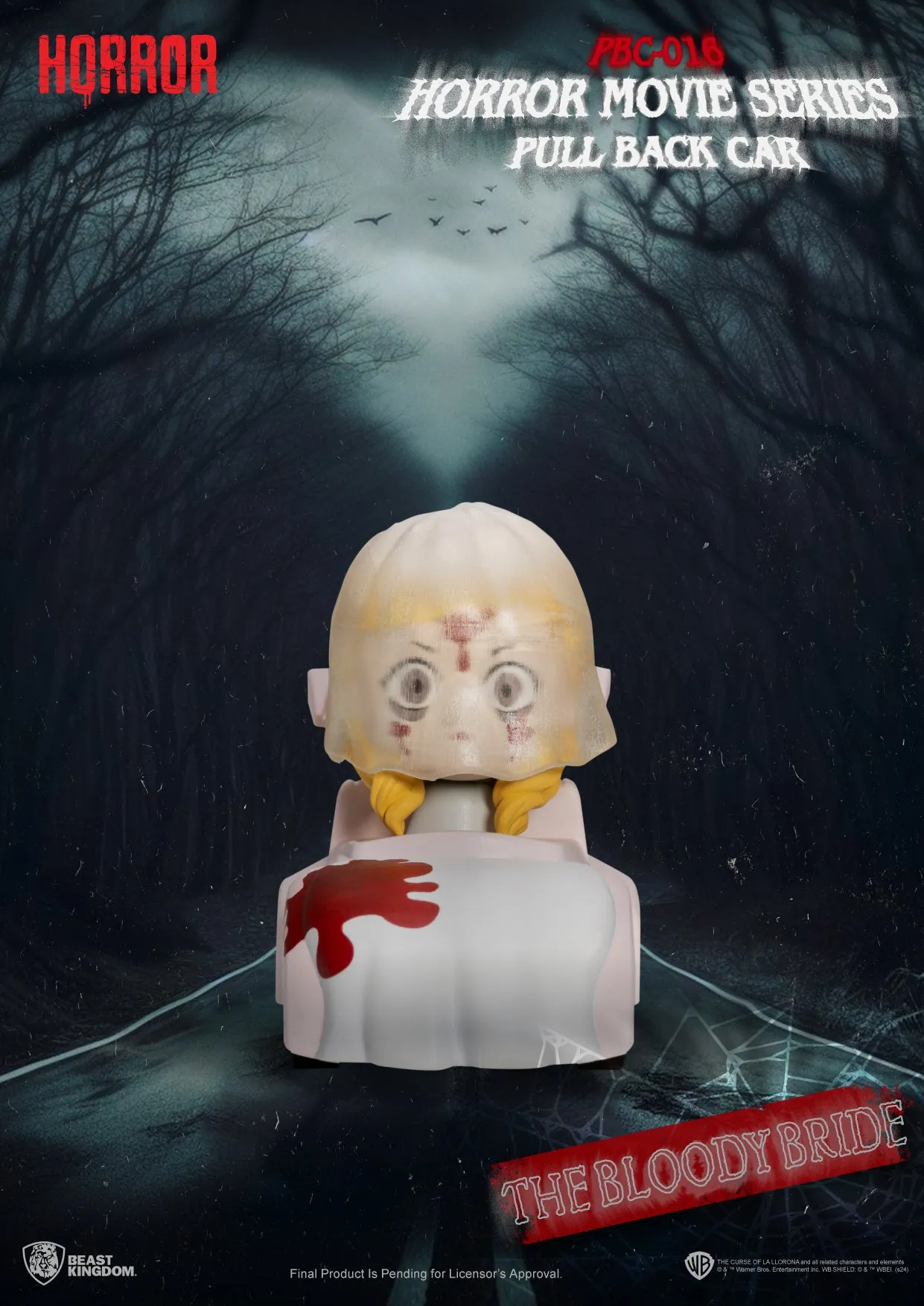 Beast Kingdom PBC-016 Horror Movie Series Pull Back Car Blind Box Set(6pcs)