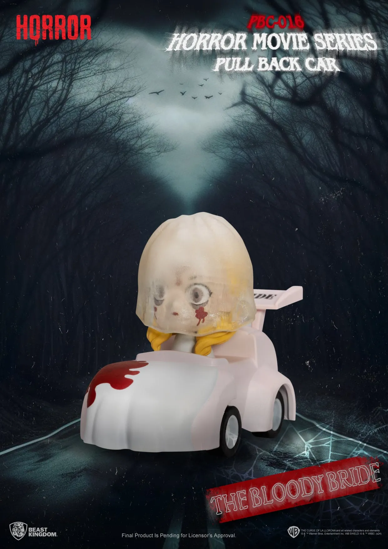Beast Kingdom PBC-016 Horror Movie Series Pull Back Car Blind Box Set(6pcs)