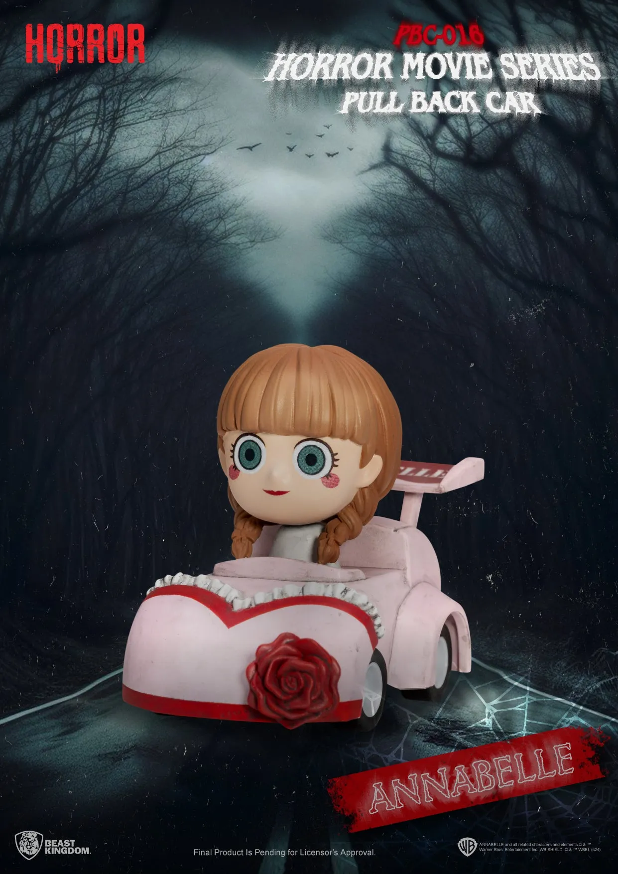 Beast Kingdom PBC-016 Horror Movie Series Pull Back Car Blind Box Set(6pcs)