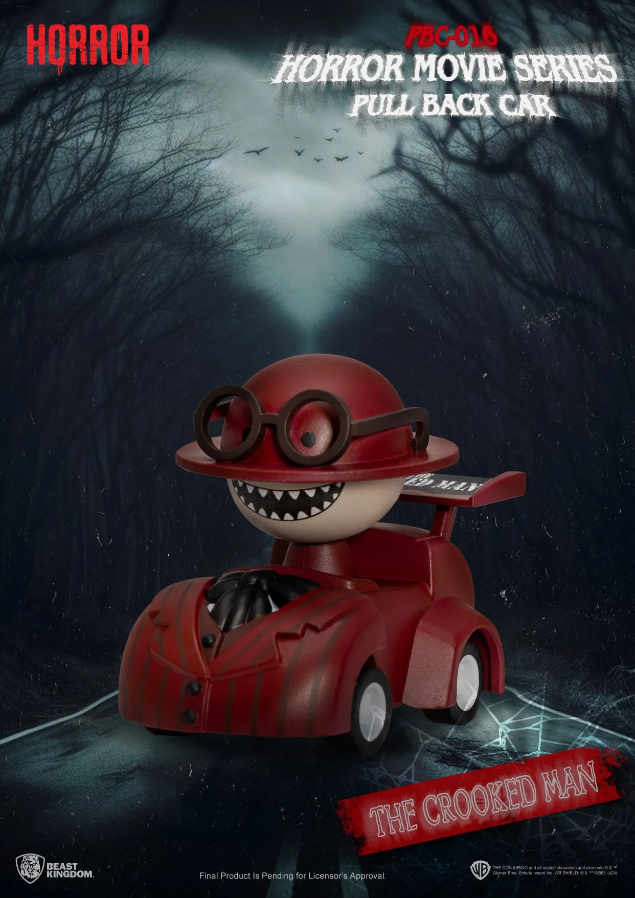 Beast Kingdom PBC-016 Horror Movie Series Pull Back Car Blind Box Set(6pcs)