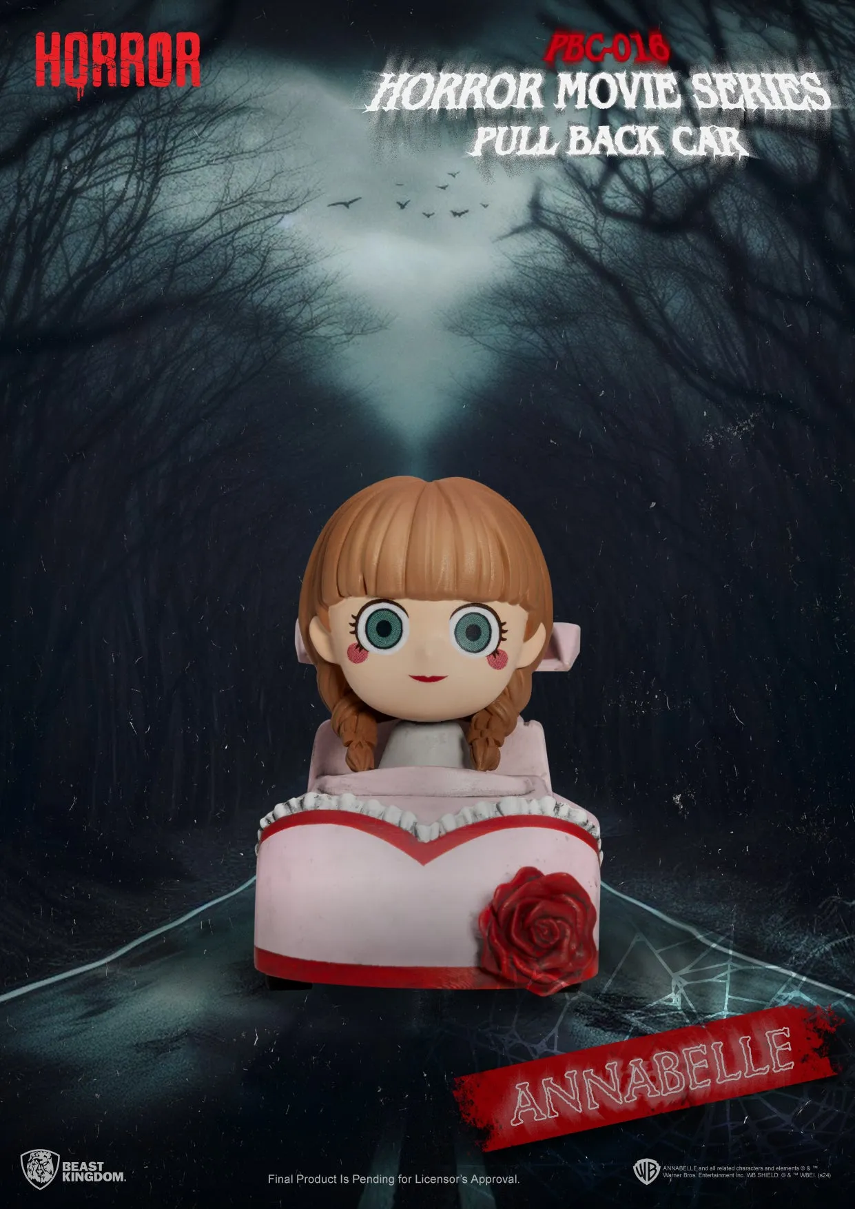 Beast Kingdom PBC-016 Horror Movie Series Pull Back Car Blind Box Set(6pcs)
