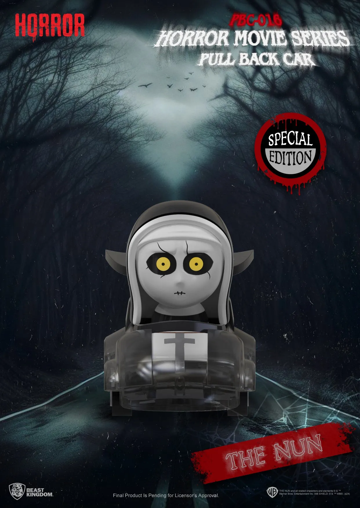 Beast Kingdom PBC-016 Horror Movie Series Pull Back Car Blind Box Set(6pcs)