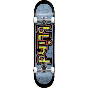 Blind Box Out Black/Blue First Push Premium 7.62" Skateboard