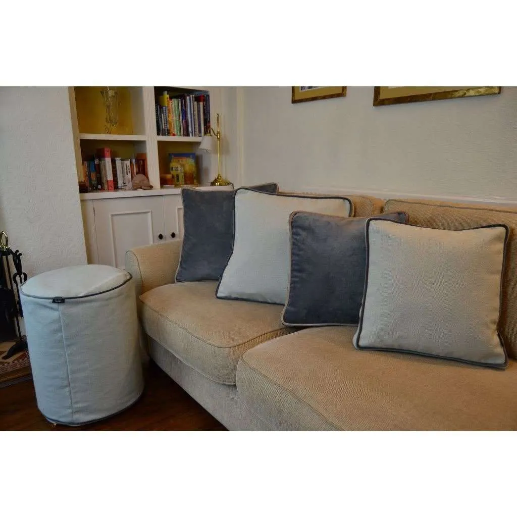 Deluxe Velvet Charcoal Grey Box  43cm x 43cm x 3cm