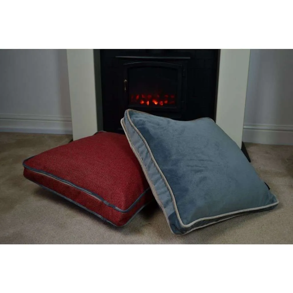 Deluxe Velvet Charcoal Grey Box  43cm x 43cm x 3cm