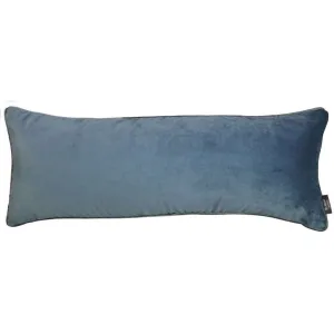 Deluxe Velvet Large Petrol Blue Bed Pillow