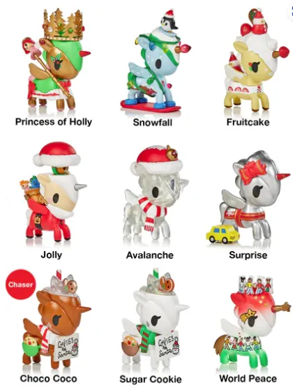 Holiday Unicorno Series 4 Blind Box by Tokidoki