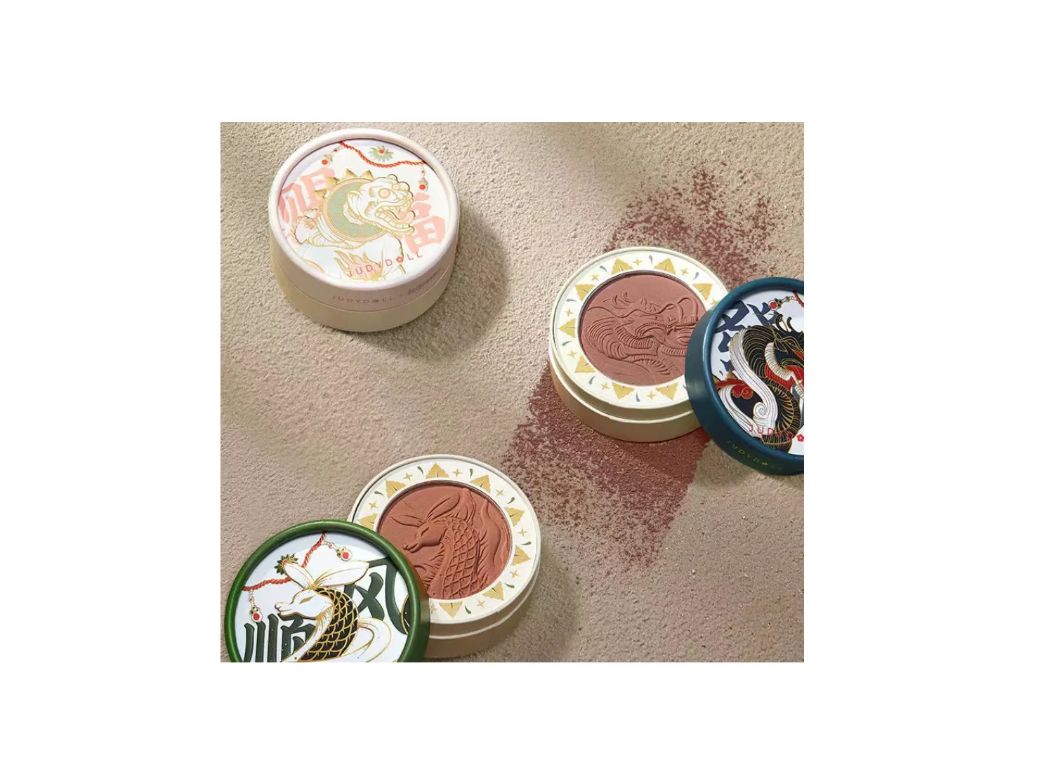 Judydoll Auspicious Beast Embossment Blusher