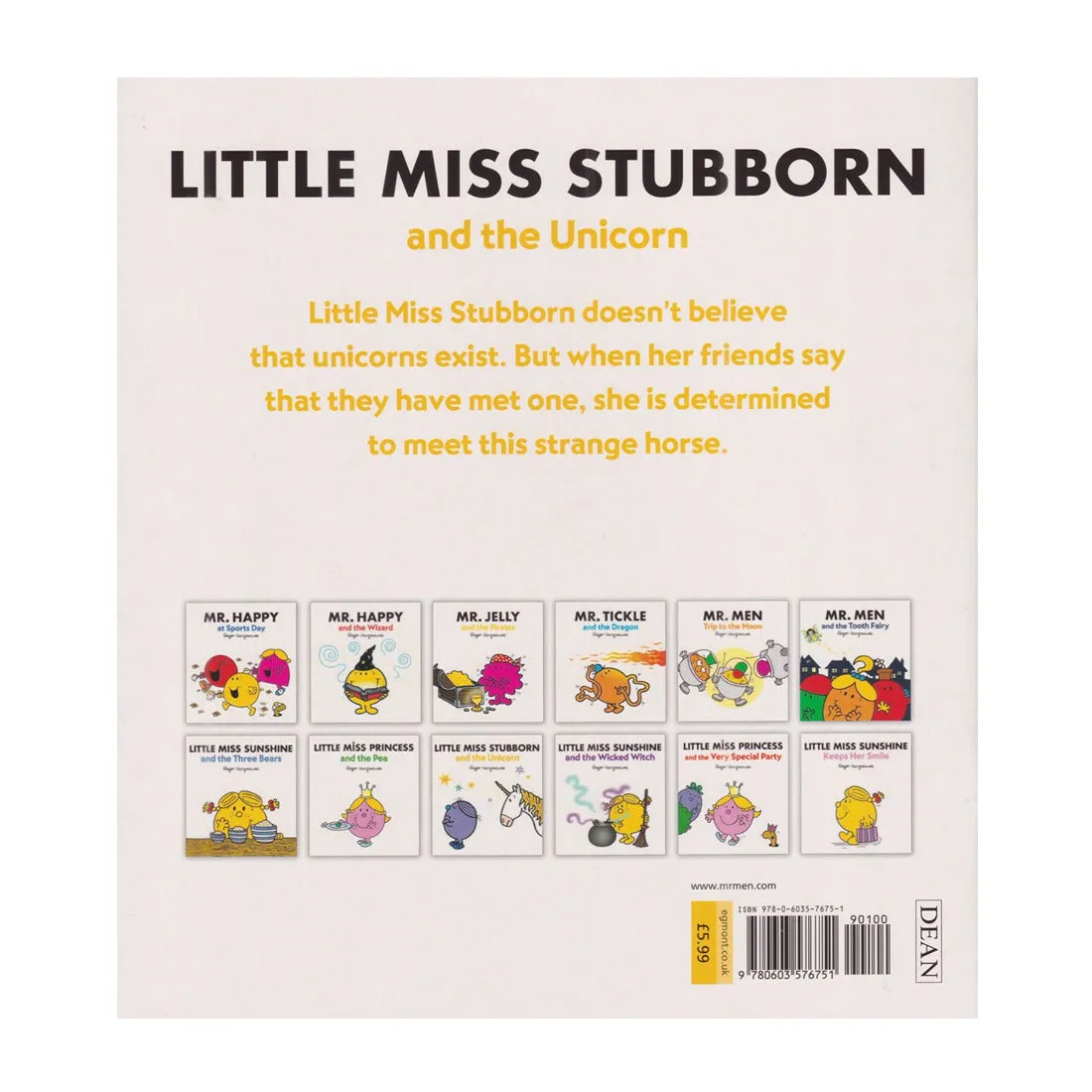 Little Miss Stubborn & Unicorn