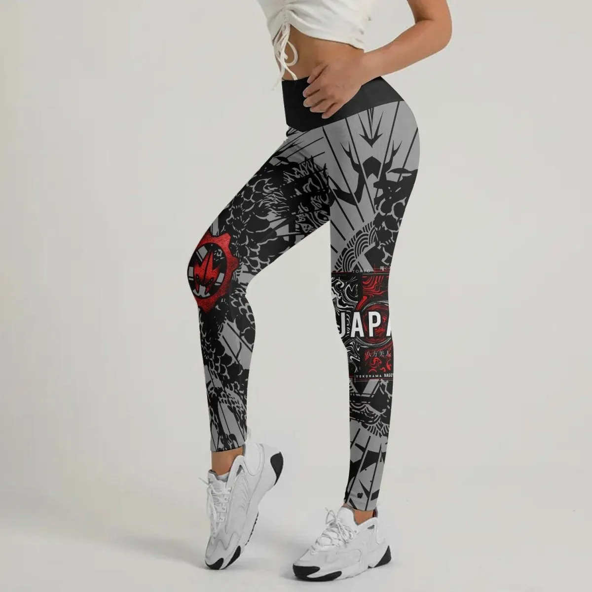 Samurai VS Dragon Leggings