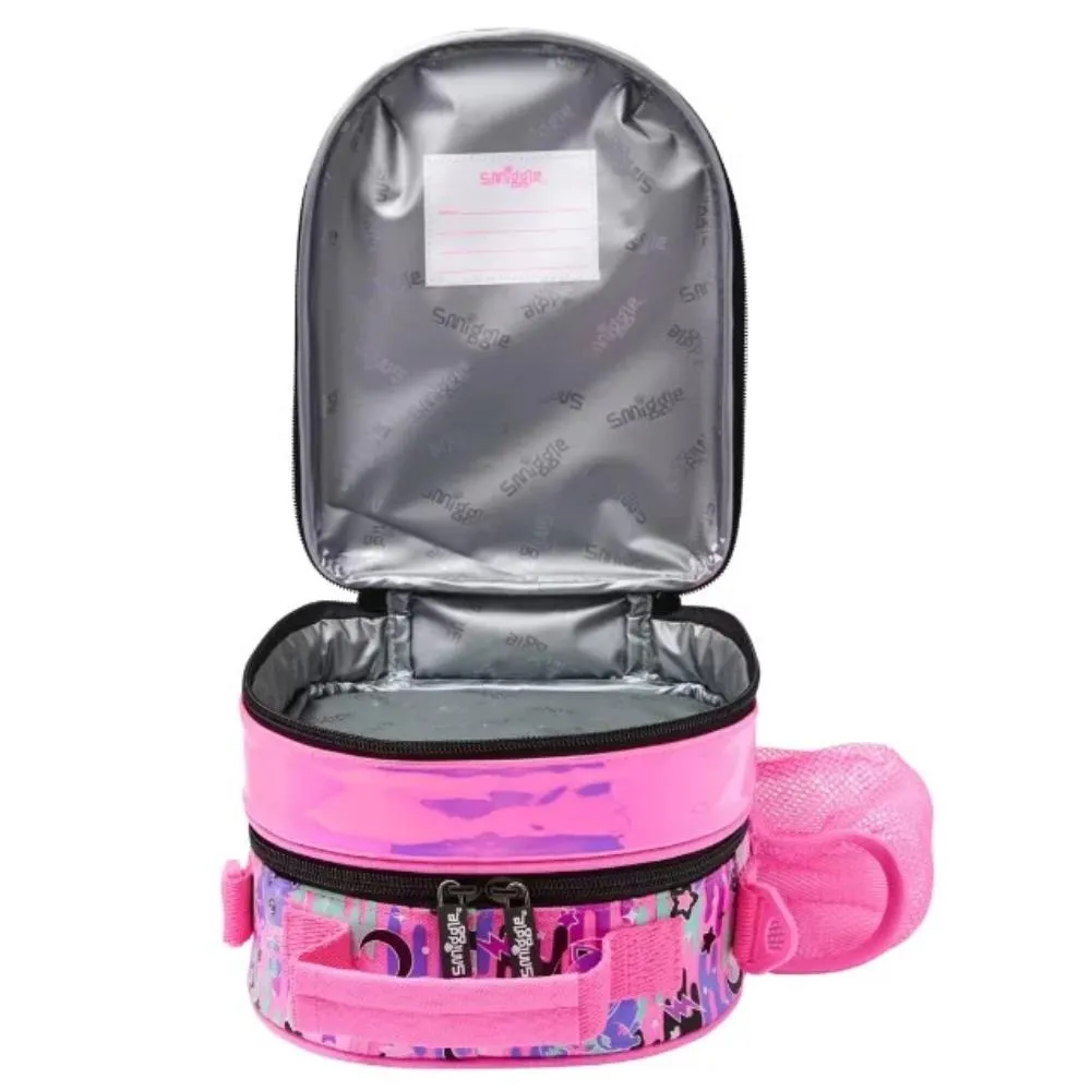 Smiggle Away Hard Top Lunch Box With Strap, Pink, 3Y 