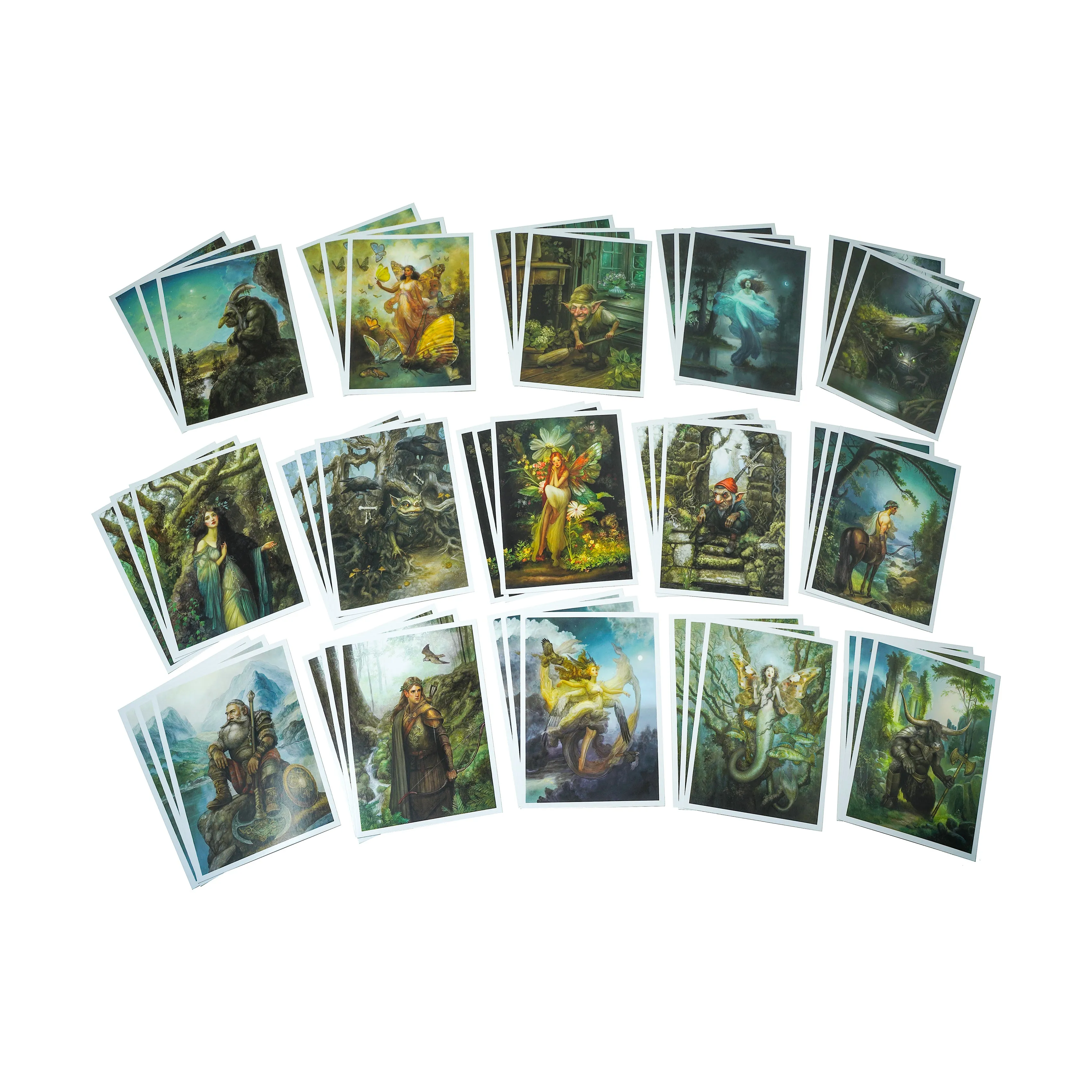 The Art of Faeries & Magical Creatures - Collectible Postcards in Gift Box
